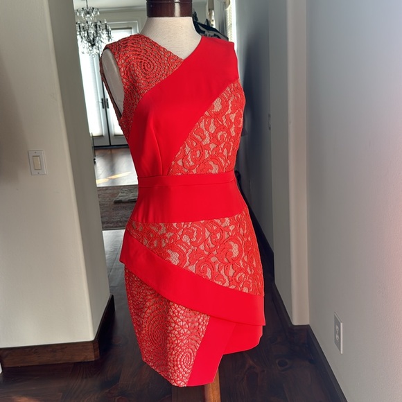 BCBG Red Cocktail dress new with tags - Picture 1 of 9